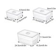 thumbnail image 2 of Becaristey Easy To Pick Up Pantry Kitchen Organizer Rounded Without Burrs Transparent Color medium size, 2 of 6