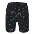thumbnail image 4 of Yiaed Gamepads Print Men's Swim Trunks with Lining Quick Dry Sports Shorts Beach Shorts Boardshorts-Small, 4 of 5