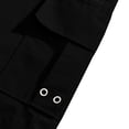 thumbnail image 6 of Mens Cargo Sweat Shorts Drawstring Elastic Waist Straight Leg Shorts Solid Color Casual Exercise Shorts, 6 of 7