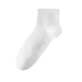 thumbnail image 2 of Lumtrix Men’s Mesh Ankle Socks Summer Fall Thin Quarter Socks Casual Dress Solid Color Socks White One Size, 2 of 6