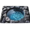 thumbnail image 2 of 3D Optical Illusion Rug Optical Illusion Rug, 3D Hole Rugs That Look Like A Hole,Trap Optical Illusion Bottomless Non-Slip Doormat for Door Entrance, Bathroom, Stairs, Playroom, Living Room, 32x20" B, 2 of 5