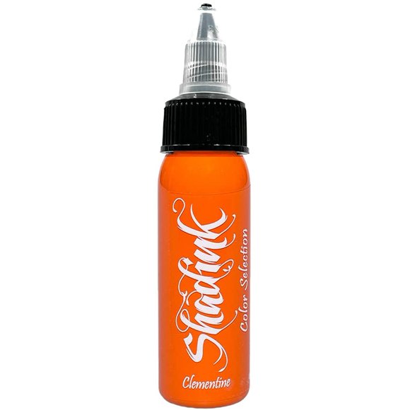 Shadink Clementine Orange Tattoo Ink Professional Tattooing Inks for Color Portrait, Black & Gray Style