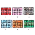 thumbnail image 3 of Paquete variado de adornos de bolas Advancent 12 bolas navideñas 6 cm, 3 of 6