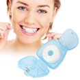thumbnail image 1 of 50 metros Mint Floss Triangle Blue Triangle en caja de hilo dental desechable para la limpieza y rollos de hilo dental portátiles esquí esquí Gafas de esquí, 1 of 5