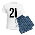 thumbnail image 5 of CafePress - 21 Years Old Women's Light Pajamas - Women's Short Sleeve Print T-Shirt and Pants Light Cotton Pajama Set, 5 of 7