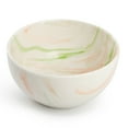 thumbnail image 4 of Elama Fine Marble 16 Piece Porcelain Dinnerware Set in Orange and Green, Service for 4, 4 of 8