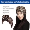 thumbnail image 4 of Minnieouse Paquete de 1 turbante africano atractivo de alta elasticidad a la moda diademas para la cabeza para mujer con estampado de leopardo Type3 NO3, 4 of 5