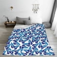 thumbnail image 5 of Sikiie Blue Butterflies Ultra-Soft Micro flannel Blanket Luxury All Seasons Warm Blanket for Bedding Sofa and Travel (4 sizes)-50"x40", 5 of 7