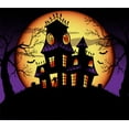 thumbnail image 2 of Haunted House Wall Mural by Wallmonkeys Peel and Stick Graphic (36 in W x 31 in H) WM283126, 2 of 4