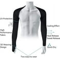 thumbnail image 3 of 4 Pairs Cooling Shawl Arm Sleeves Sun Protection for Women Men with Finger Hole for Golfing, Driving, Riding, Fishing, 3 of 6
