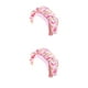 thumbnail image 4 of Minnieouse Gorro de satén para adolescentes y niños pequeños, elástico, a la moda, suave, para la cabeza, gorros de dormir de satén rosa delfín 2piezas Minnieouse CBP193544, 4 of 5