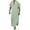 Green, variant on Men's Casual V-Neck Short Sleeve Cotton Robe Jacket, Loose Lightweight Linen Kaftan Thobe for Big and Tall, [Color], [Size]