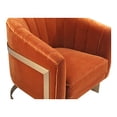 thumbnail image 2 of Moe's Home Collection Carr Arm Chair Orange, 2 of 5