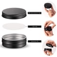 thumbnail image 3 of Contenedores de latas de aluminio Therwen, 96 unidades, 60 ml, negros, 3 of 7