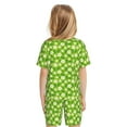Bixox Daisies Flowers Pattern children's Summer Short Sleeve Pajamas