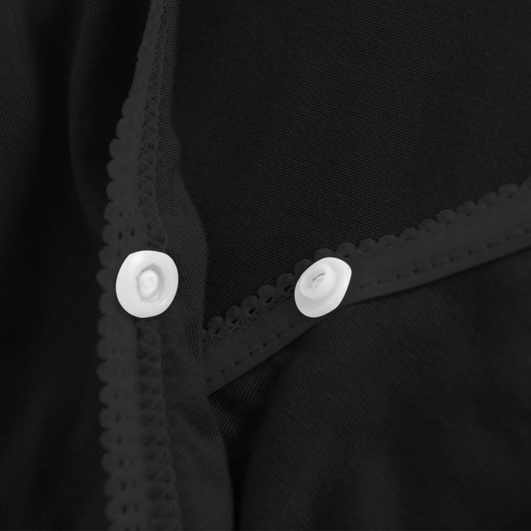 black maternity dress shirt Classic Button Down Shirt