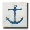 thumbnail image 1 of Epic Graffiti 'Nautical Collage III on Newsprint' by Courtney Prahl, Canvas Wall Art, 18"x18", 1 of 2