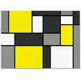 thumbnail image 3 of Geometric Figures Yellow Abstract Carpet Area Rug Children's Room Living Room Bedroom Large Rug Home Play Decoration Floor Mat, 3 of 7