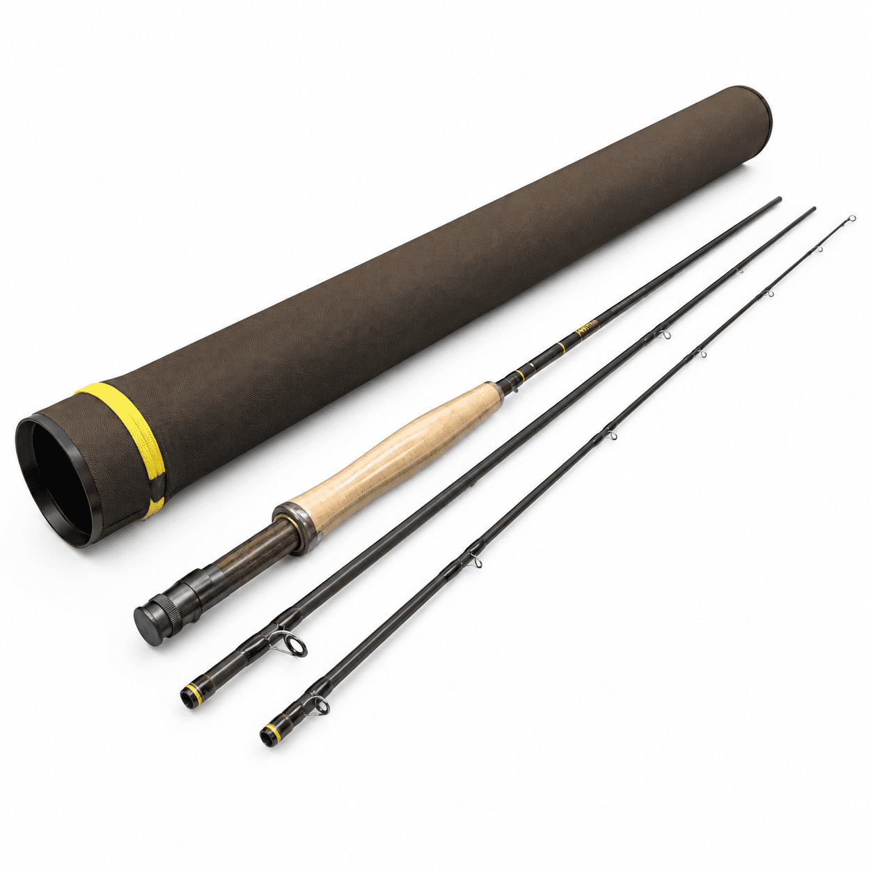 Path Fly Fishing Rod With Tube 9 0 4 Pieces Medium Fast Action Freshwater Case Included