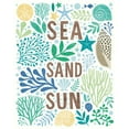 thumbnail image 2 of Mullan, Michael 12x14 White Modern Wood Framed Museum Art Print Titled - Under Sea Treasures III Sea Glass, 2 of 4