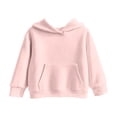 thumbnail image 6 of Besolor Fall Sweatshirts for Toddler Girls Boys Long Sleeve Hoodies Casual Loose Warm Outdoor Workout Pullover Tops with Pocket(2-3 Years,Pink), 6 of 7