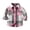 Pink, variant on Flannel Shirts for Boys Girls Casual Long Sleeve Lapel Button Down Winter Plaid Jacket Toddler Outwear Clothes (Pink, 3-6 Months)