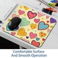 thumbnail image 6 of Valentine's Day Square 8.3x9.8 Inch Non-Slip Rubber Bottom Printed Desk Mat Gaming Mousepad Mouse Mat for Office and Gaming, 6 of 6