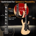 thumbnail image 2 of Guitarra eléctrica Pyle Prog Rock EG Series 39" con kit de amplificador, 2 of 7
