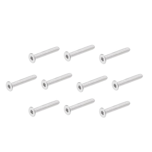 Unique Bargains M3x20mm Vis de Machine à Tête Plate Hexagonale Intérieure 304 Acier Inoxydable Boulons 80 Pcs