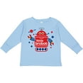 thumbnail image 3 of Inktastic Robot Little Brother Boys Long Sleeve Toddler T-Shirt, 3 of 5