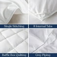 thumbnail image 6 of Delara King Duvet Insert, 108"x92", All-Season Merino Wool Comforter with 100% Organic Cotton Shell, Ultra-Soft, GOTS Certified, 300 GSM, 6 of 7