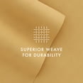 thumbnail image 6 of Noble Linens 4 Piece Solid Microfiber Bed Sheet Set, Gold, King, 6 of 10