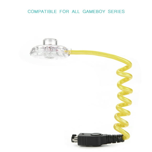 Portable LED Illumination For GameBoy , Compact Flexible White Light, Directly Powered By Gamepad Perfect For Low Light Gaming