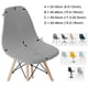thumbnail image 3 of Funda de asiento estampada de colores sólidos para SILLA, cubierta sin brazos para banquete, hogar, Hotel, 1 pieza, 3 of 4