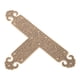 thumbnail image 3 of Furniture Accessories Copper Corner Cover Antique Style For Home Decor T-Shaped Protective 1Set, 3 of 3