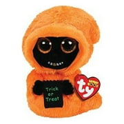 Ty Beanie Boos- Grinner Orange Ghoul (Glittery Eyes) 6 inch Plush