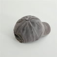 thumbnail image 3 of Kids Baseball Cap for Boys and Girls Vintage Washed Denim Heart Embroidered Sun Hat, 3 of 9
