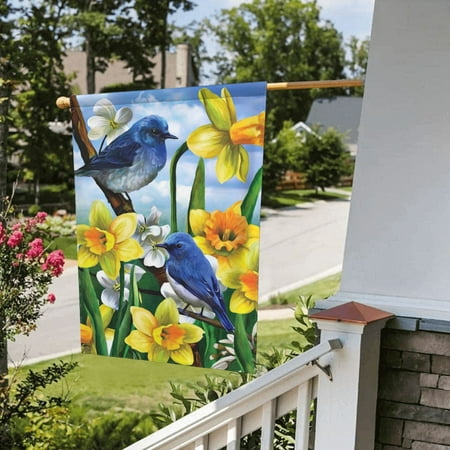 1pc Double Sided Garden Flag Briarwood Lane Colorful Birdhouses Spring House Flag 12.5x18 / 28x40 IN 1pc Double Sided Garden Flag Briarwood Lane Colorful Birdhouses Spring House Flag 12.5x18 / 28x40 IN Item id:GW03333 Fabric Type:Polyester Recommended Uses For Product:Garden 1pc Double Sided Garden Flag Briarwood Lane Colorful Birdhouses Spring Style 2 28 x40