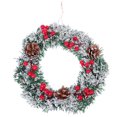 thumbnail image 1 of 1 pieza de adorno de guirnalda de Navidad Emulational Garland Door Shop Window, 1 of 7