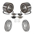 thumbnail image 1 of Transit Auto Front Wheel Bearing Coated Disc Brake Rotors and Ceramic Pads Kit for Car 2004 Ford Focus LX Mid High SE ZTS ZTW ZX3 ZX5 From 04 05 KBB-118246, 1 of 11