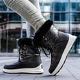 thumbnail image 2 of Zapatos para mujer, botas altas de exterior con aislamiento de terciopelo grueso, botas de nieve para mujer, zapatos casuales, zapatos altos, zapatos para correr, botas vaqueras., 2 of 5