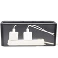 thumbnail image 2 of 2X Cable Management Box for Desk Cable Management and Power Strip Box Solutions(Black), 2 of 5