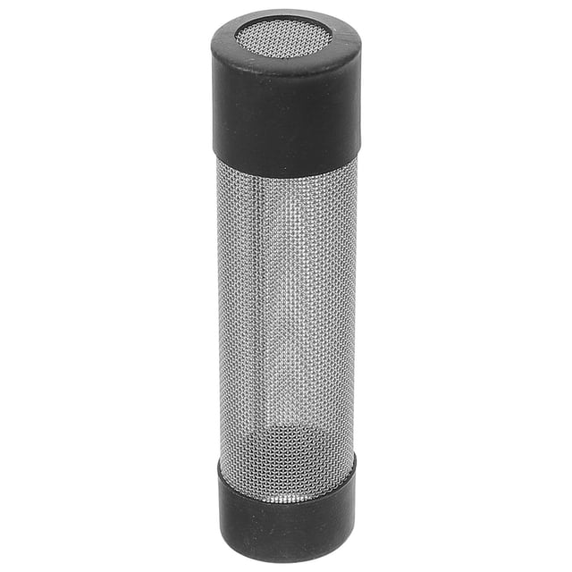 Garde-filtre d'Aquarium en Acier Inoxydable Noir pour Usage Protecteur avec Admission de 3/8 Po
