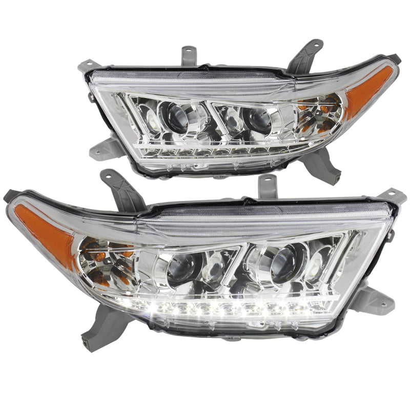 NEW SET Toyota Highlander 2011-2013 Headlights Headlamps Headlight Headlamp