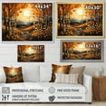 thumbnail image 4 of Designart "Gilded Pathway Birch Woods VI" Tree Birch Wall Art Print, 4 of 5
