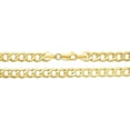 thumbnail image 5 of Floreo 10k Yellow Gold 9mm Hollow Cuban Curb Link Chain Necklace - 22 inch, 5 of 5