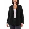 thumbnail image 4 of Matty M Ladies' Size Large (12-14) Knit Boyfriend Blazer, Black, 4 of 6