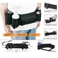thumbnail image 2 of 2 pack Beer Belt, Adjustable 4 Pack Beer Belt Holder, Oxford Beer Waist Holder for Man, Women, White Elephant Game Ideas (black)（only bag）, 2 of 5