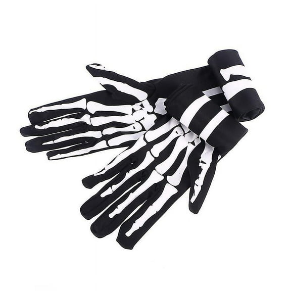 1pair Skeleton Gloves