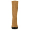 thumbnail image 5 of BLISSFUL STEP Women's Mid-calf Block Heel Boots, 5 of 6